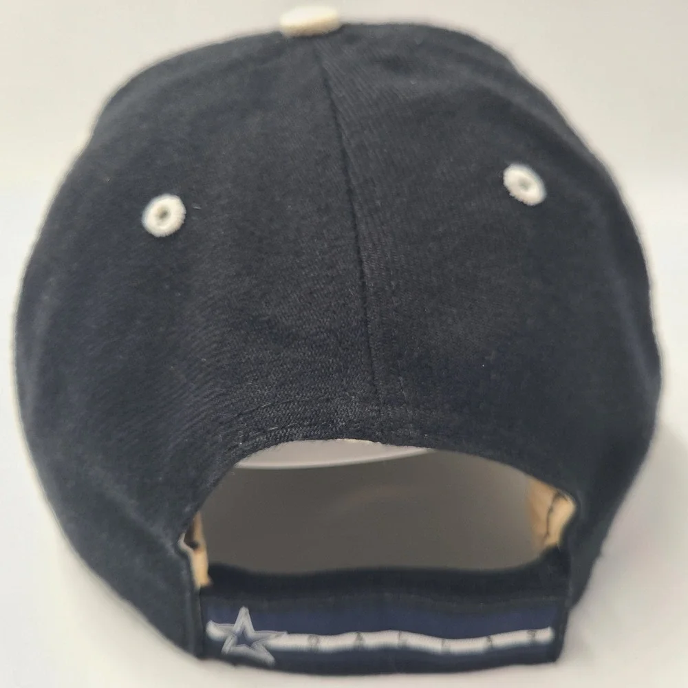 Vintage Dallas Cowboys Hat Adjustable Twins Enterprise Black NFL Wool Blend Men‎